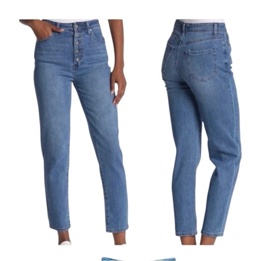 ABOUND button fly mom jeans sustainably made size 25
